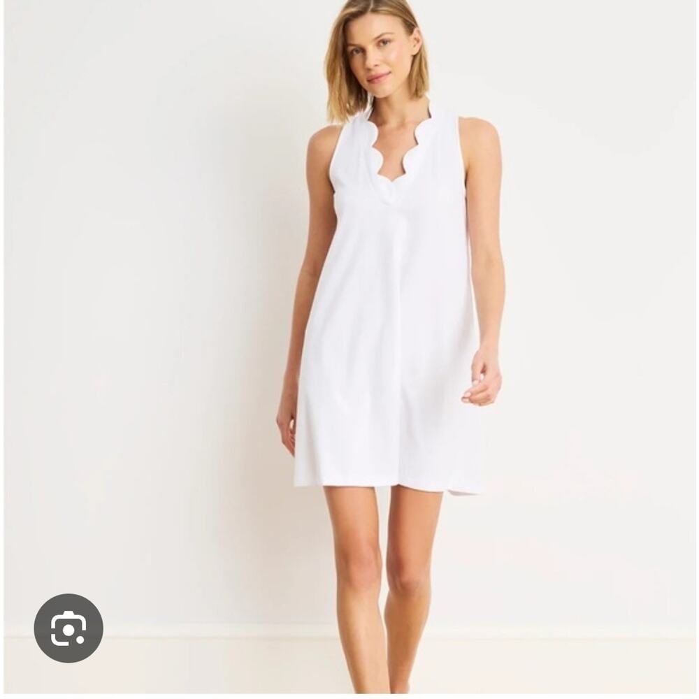 Scallop-Trim RED Sleep Chemise